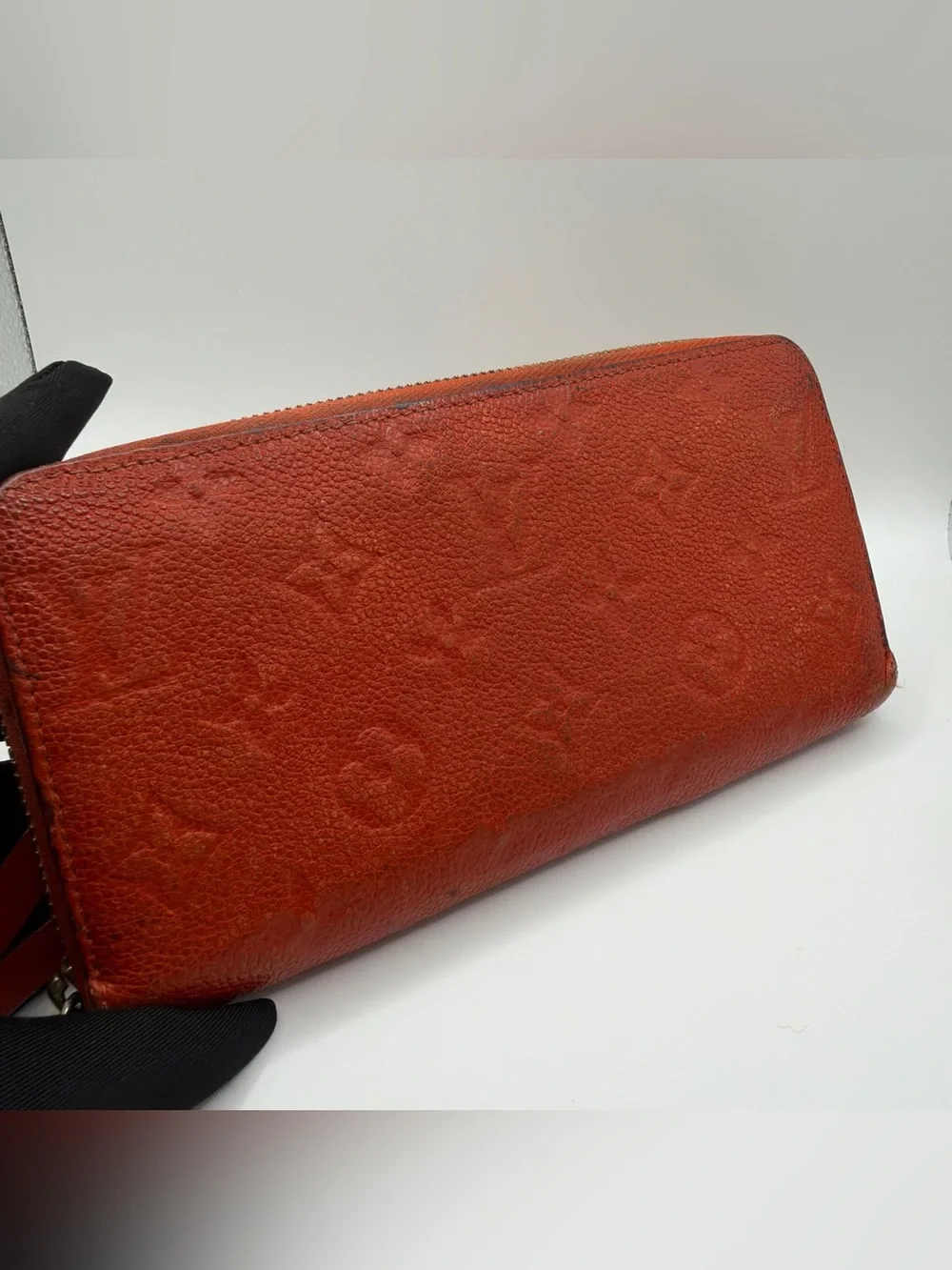 Louis Vuitton Cerise Empreinte Zippy Continental Wallet